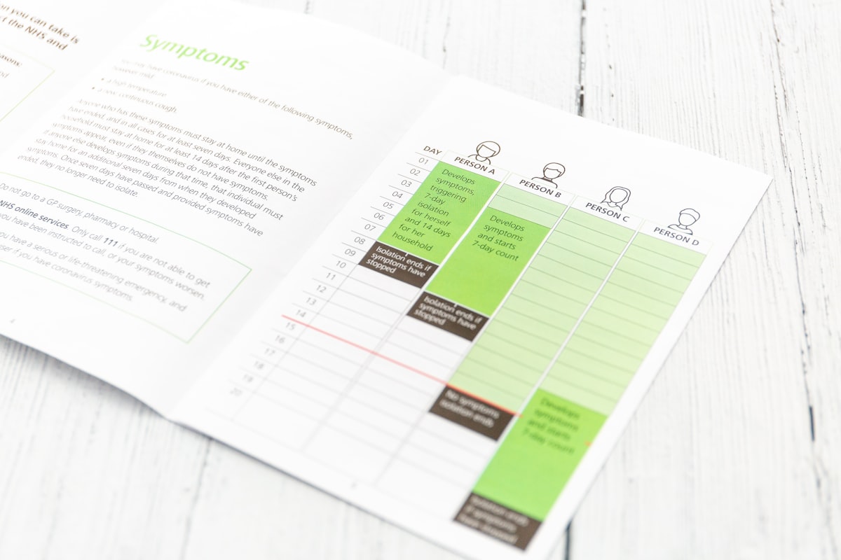 Nutritionist writing a customized meal plan